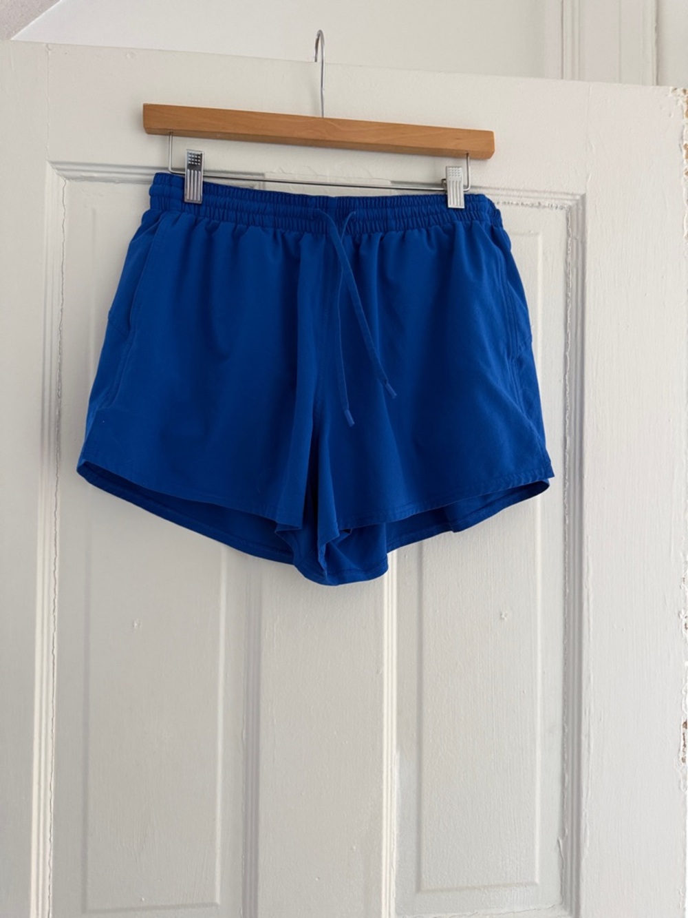 RARE Color-Lululemon Athletica Women's Blazer Blue Tone Drawstring Shorts